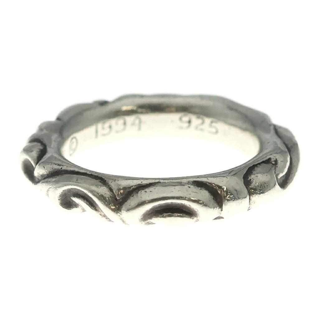 CHROME HEARTS(クロムハーツ) SCRL BAND スクロールバンド リング シルバー BCA351