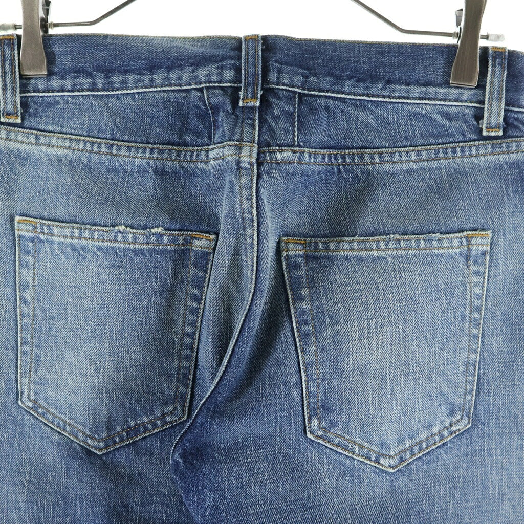 SAINT LAURENT PARIS(サンローランパリ) 16SS エディ期 ダメージ加工 ジップアップ スキニーデニムパンツ インディゴ 420244Y839L