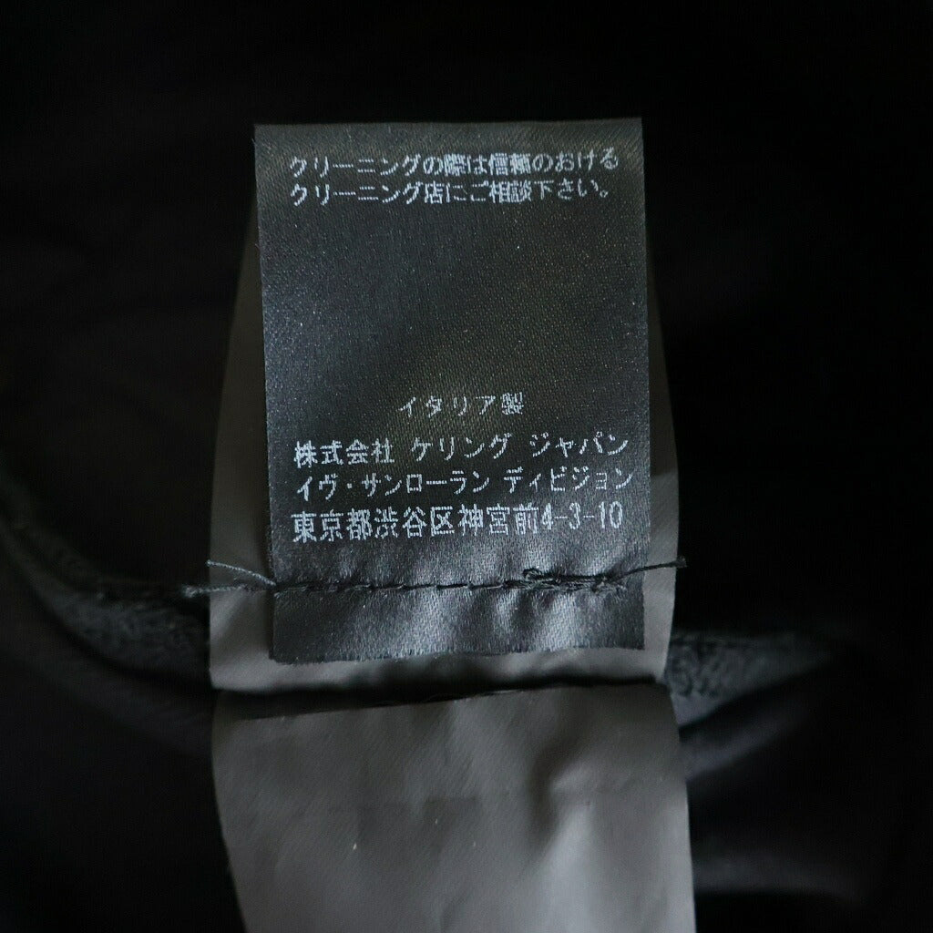 SAINT LAURENT PARIS(サンローランパリ) マルチポケット ジップアップ コーティング スキニー デニムパンツ ブラック 525173 YG869