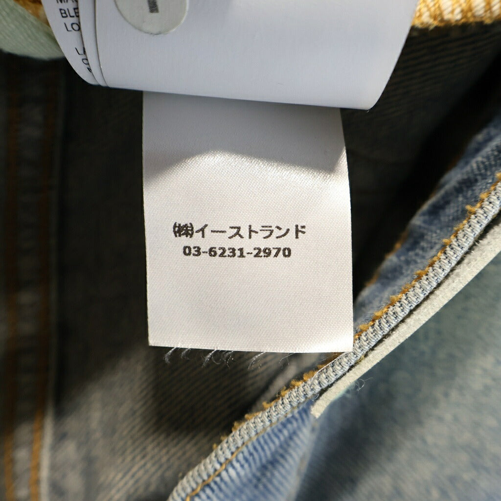 OFF-WHITE(オフホワイト) BELTED FADED SLIM FIT SKINNY JEANS ベルテッド フェード スリムフィット スキニーデニムパンツ インディゴ OMYA001F18166019