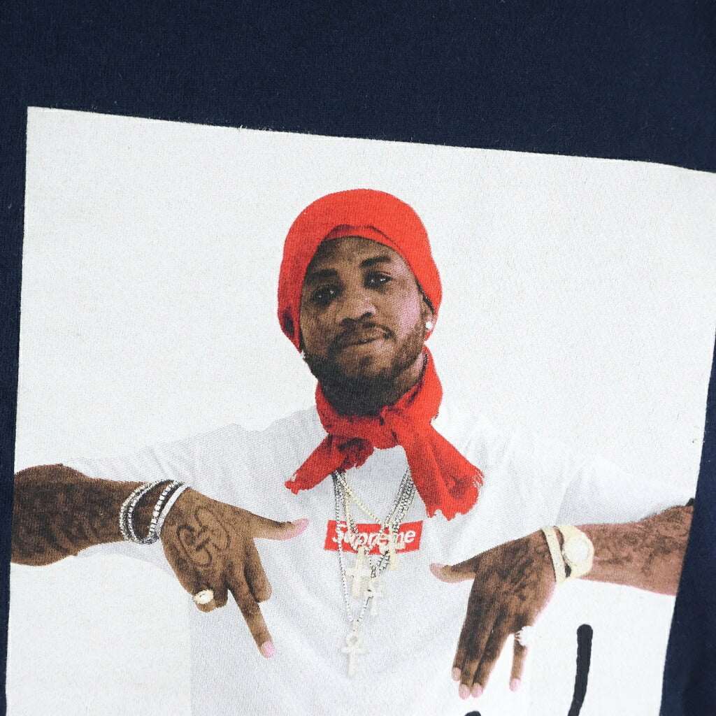 SUPREME(シュプリーム) 16AW Gucci Mane Tee フロントプリント 半袖Tシャツ カットソー ブラック