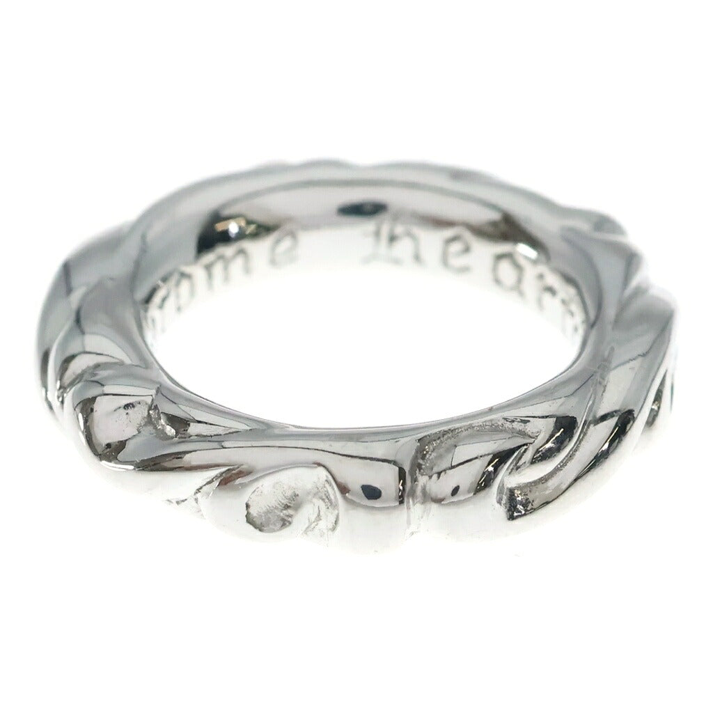 CHROME HEARTS(クロムハーツ) K18WG SCRL BAND スクロールバンド リング ホワイトゴールド