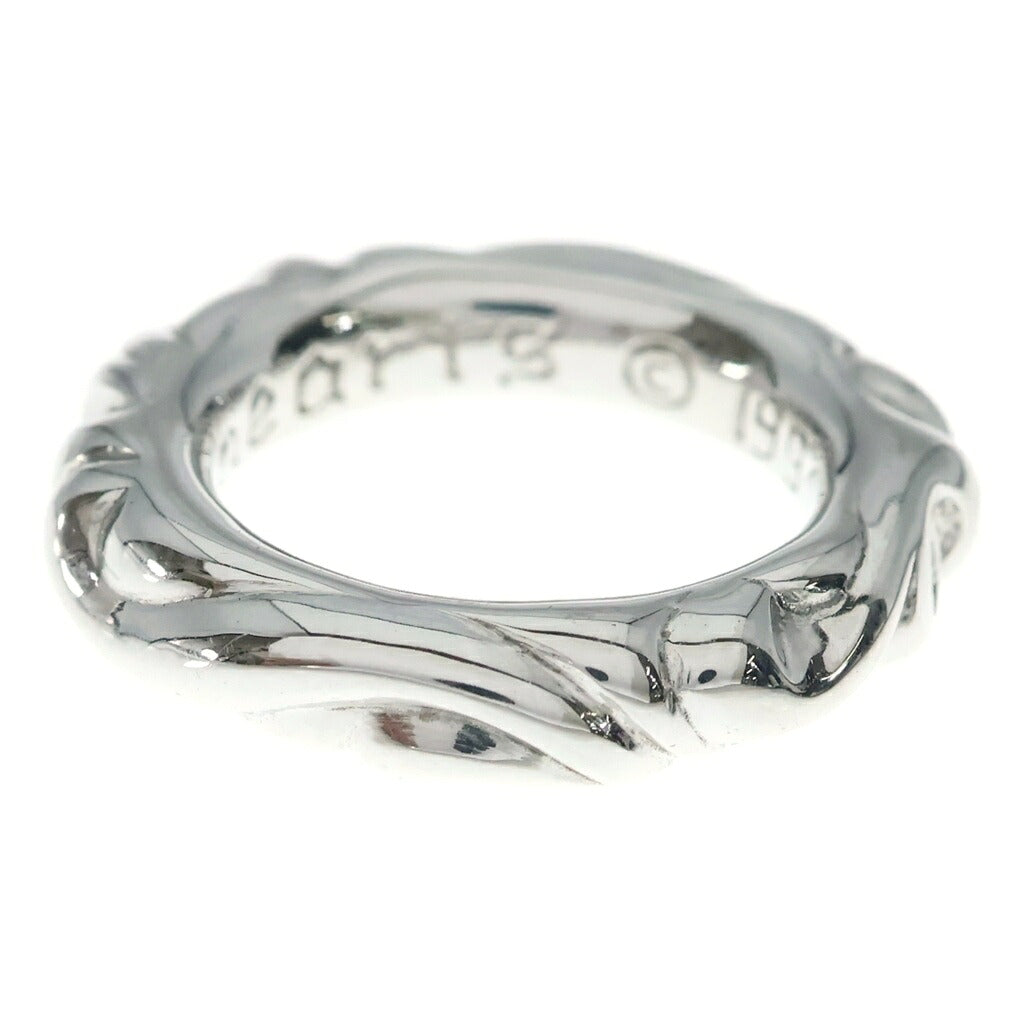 CHROME HEARTS(クロムハーツ) K18WG SCRL BAND スクロールバンド リング ホワイトゴールド