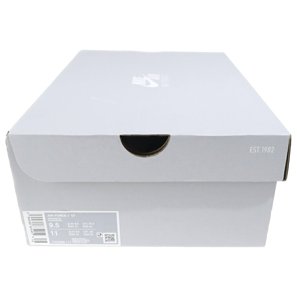 NIKE(ナイキ) AIR FORCE 1 LOW 07 エアフォース1 ローカットスニーカー ホワイト US9/27cm CW2288-111