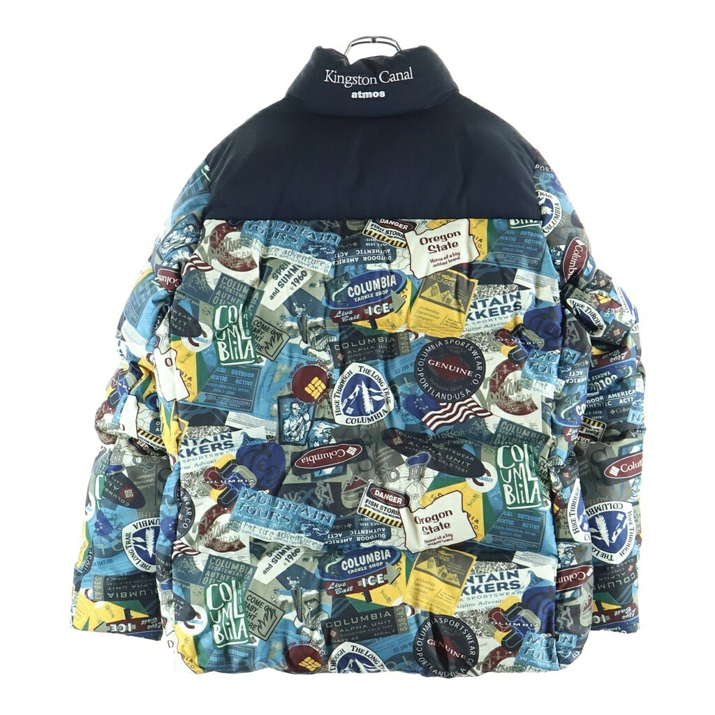 Columbia(コロンビア) ×atmos アトモス 総柄デザイン ダウンジャケット マルチ 219 PM1924