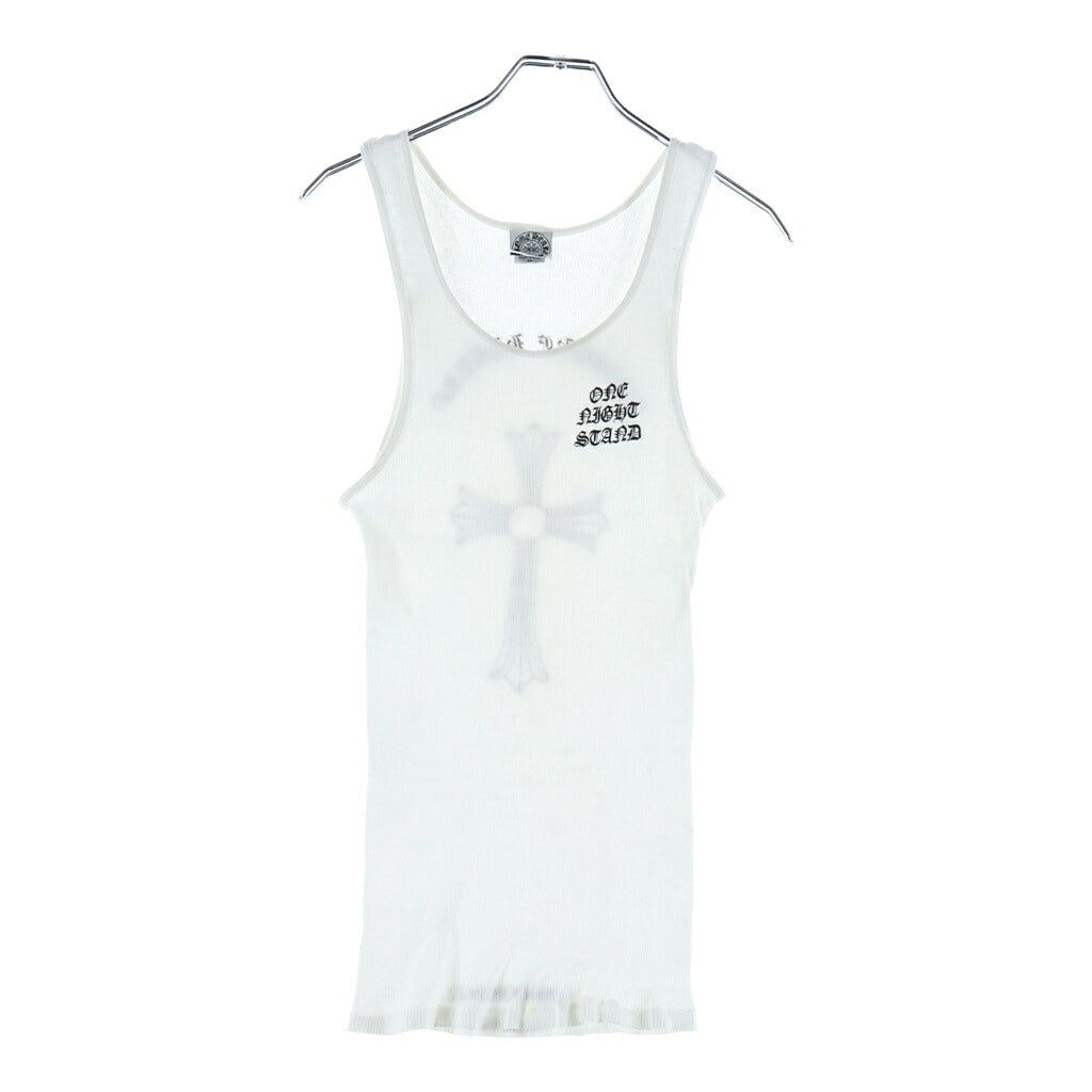 CHROME HEARTS(クロムハーツ) OLD ×HIMURO KYOUSUKE RIB TANK ×氷室京介 CHクロス リブタンクトップ ホワイト