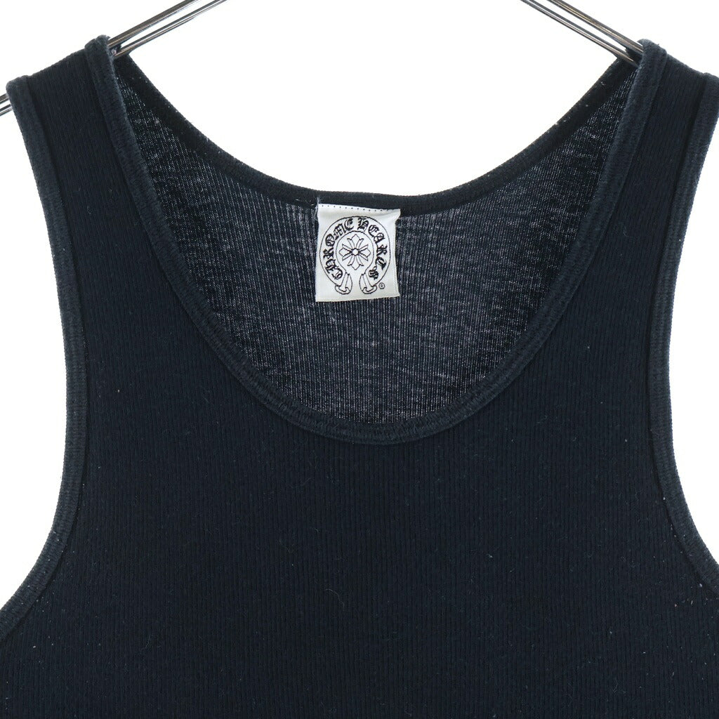 CHROME HEARTS(クロムハーツ) OLD ×HIMURO KYOUSUKE RIB TANK ×氷室京介 CHクロス リブタンクトップ ブラック