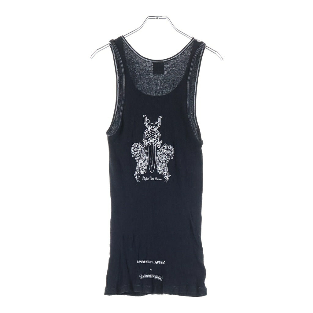 CHROME HEARTS(クロムハーツ) OLD VINE DAGGER RIB TANK ヴァインダガー リブタンクトップ ブラック