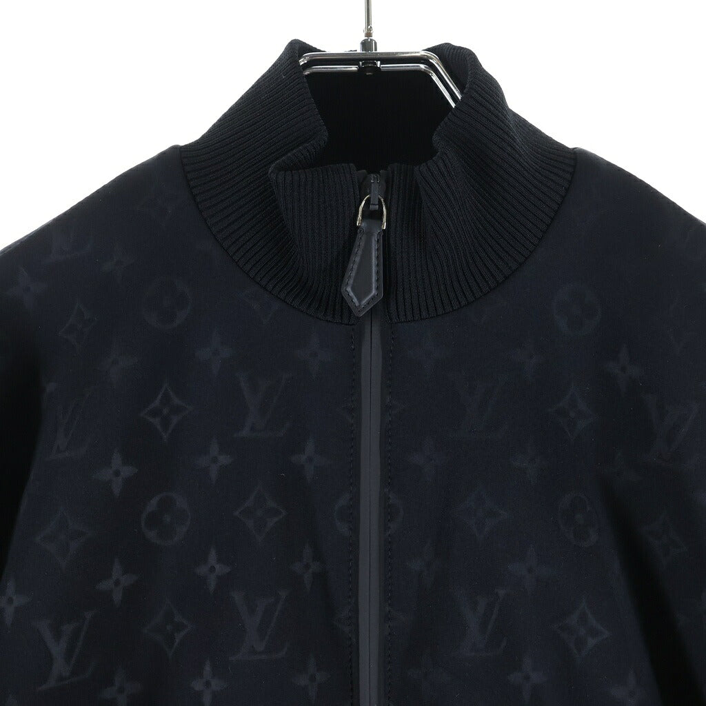 LOUIS VUITTON(ルイヴィトン) 22SS モノグラム ジップアップスウェット トラックジャケット ブラック レディース RW221WW D97 FMJA26