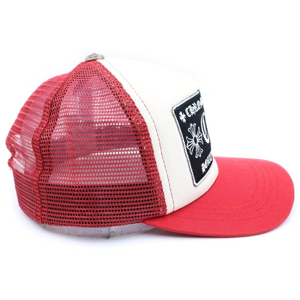 CHROME HEARTS(クロムハーツ) TRUCKER CAP CH メッシュトラッカーキャップ 帽子 ホワイト/レッド