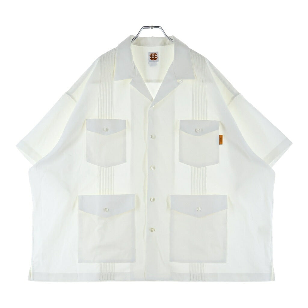 SEE SEE(シーシー) CUBA S/S SHIRT 半袖キューバシャツ ホワイト