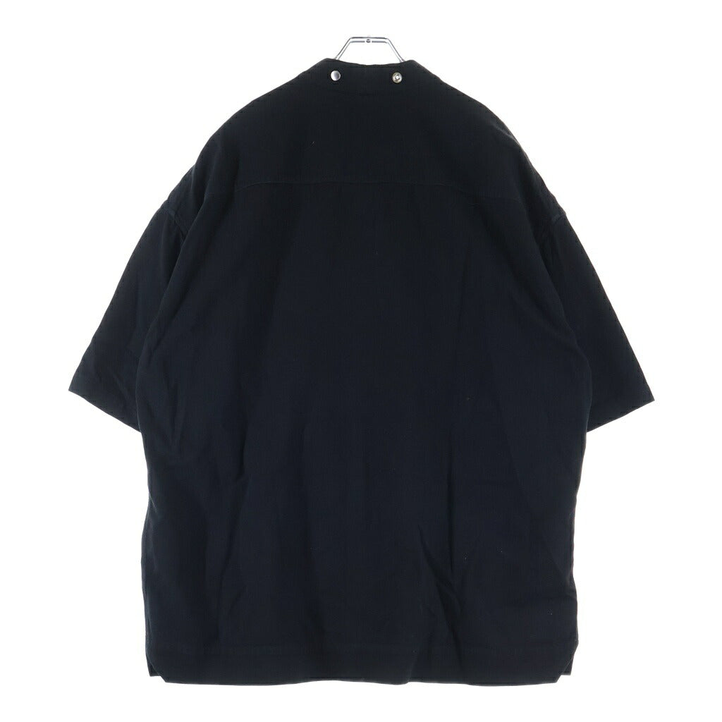 Rick Owens(リックオウエンス) 22SS FOGPOCKET MAGNUM S/S SHIRT フォグポケットマグナム半袖シャツ ブラック RU01B1294-HDX