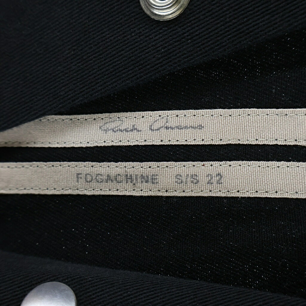 Rick Owens(リックオウエンス) 22SS FOGPOCKET MAGNUM S/S SHIRT フォグポケットマグナム半袖シャツ ブラック RU01B1294-HDX