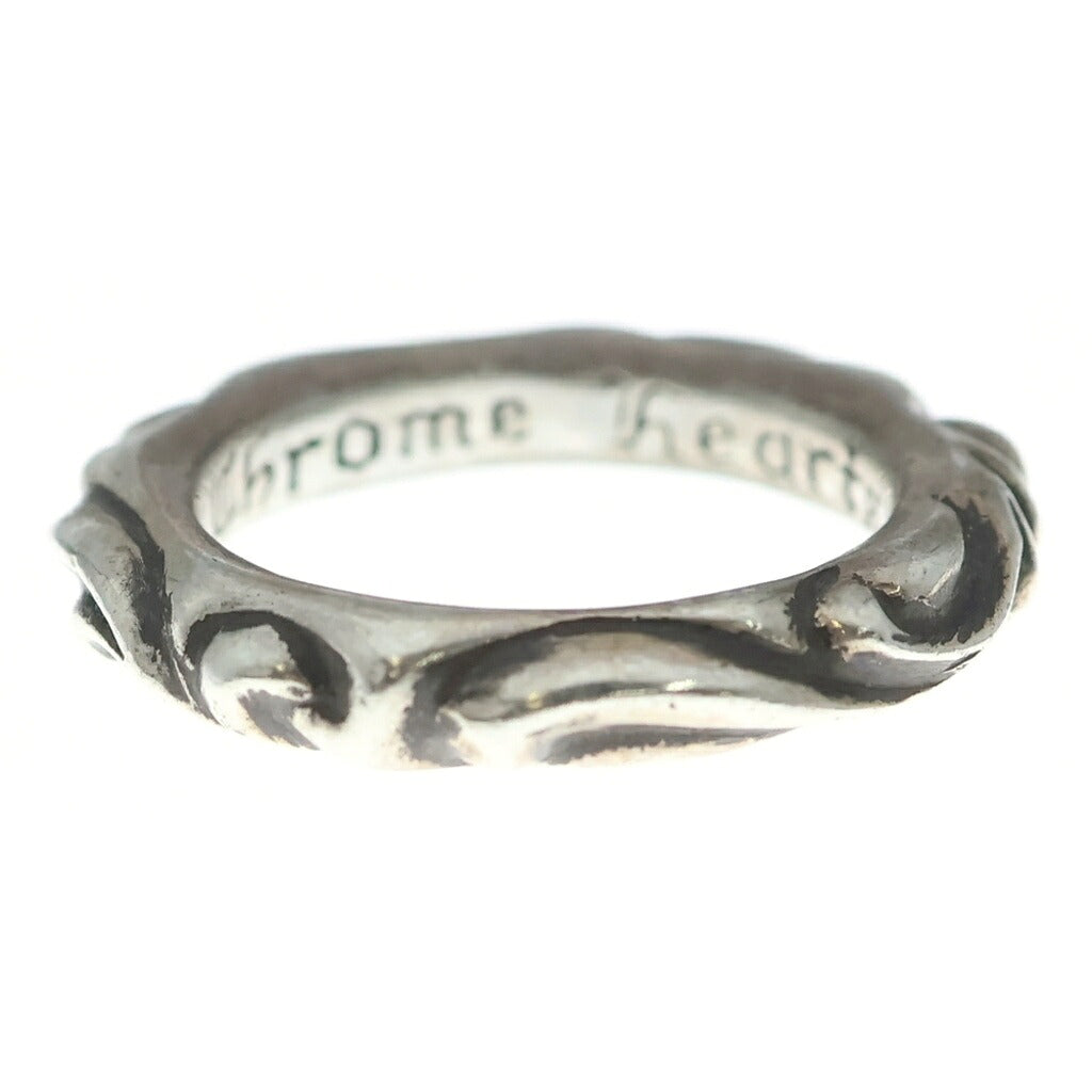 CHROME HEARTS(クロムハーツ) SCRL BAND スクロールバンド リング シルバー BCA351