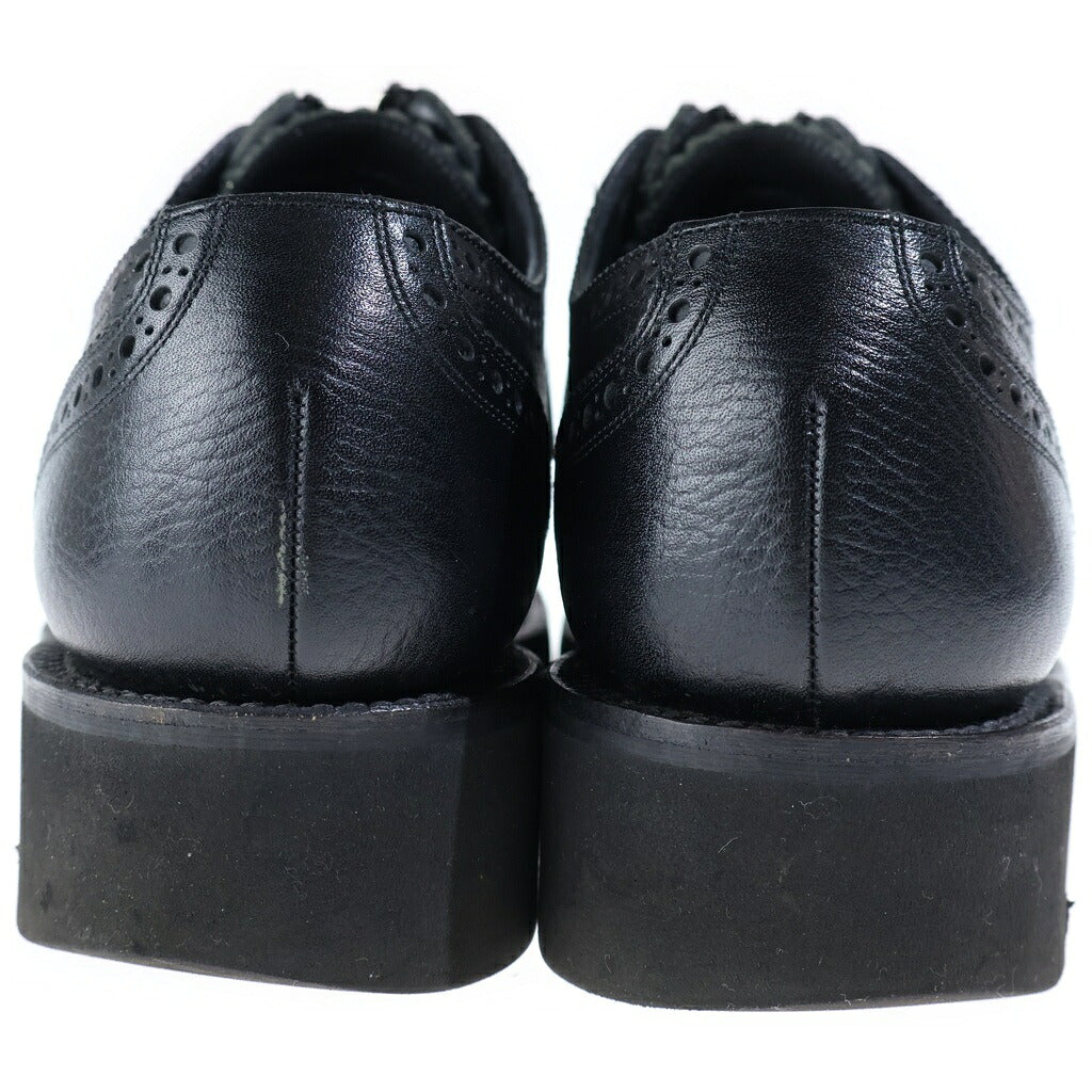 foot the coacher(フットザコーチャー) THE RESISTANCE SHOES ザ レジスタンス ジップアップ レザーブーツ ブラック 1734005