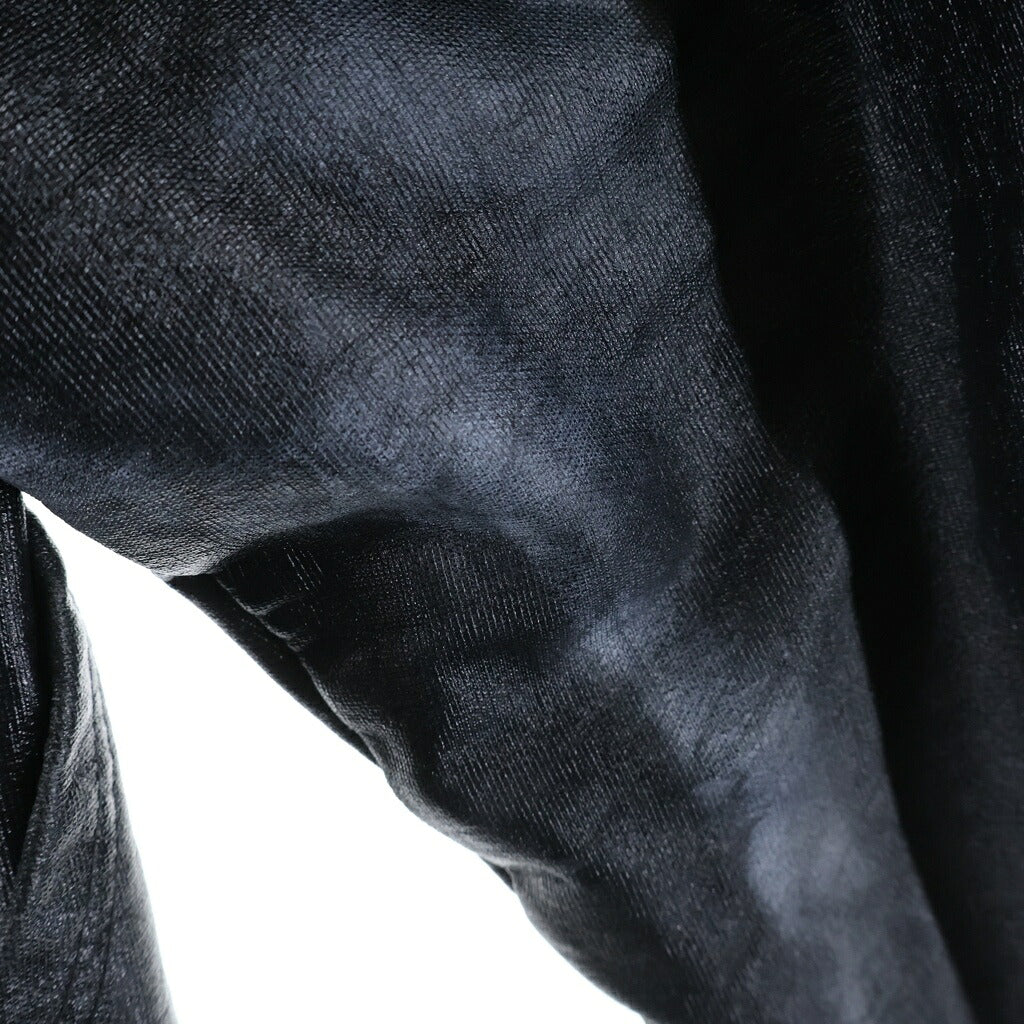 Needles(ニードルス) 26SS COATING ZIPPED TRACK HOODY コーティングジップパーカー ブラック RW1651