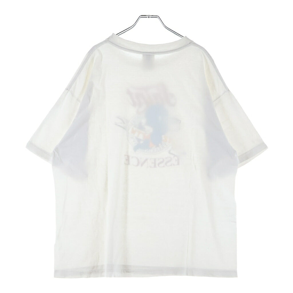 SAINT MICHAEL(セントマイケル) 25AW BABY MICHAEL S/S Tee ベビーマイケル グラフィックプリント半袖Tシャツ カットソー ホワイト SM-HR1-0000-022