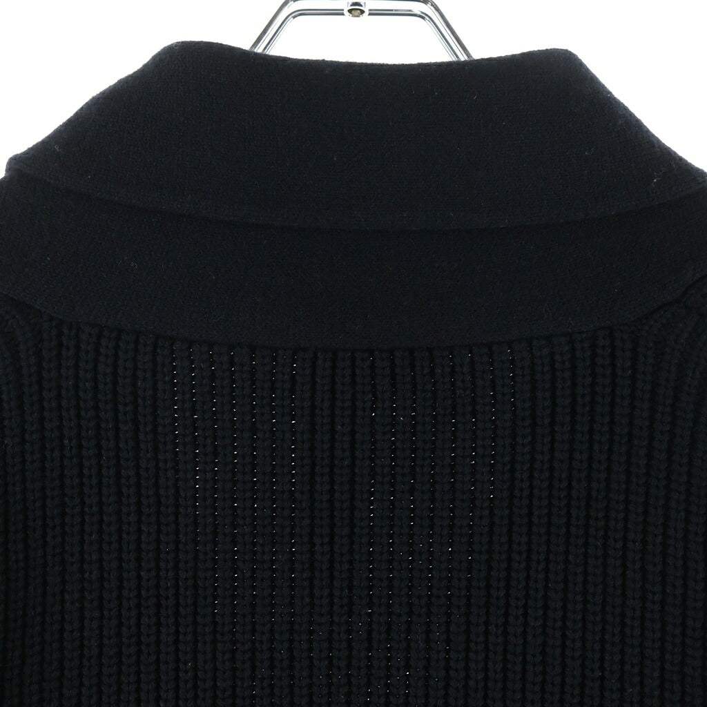 CHROME HEARTS(クロムハーツ) BAIT & TACKLE CARDIGAN クロスレザーパッチ クロスボールボタン カーディガン ブラック