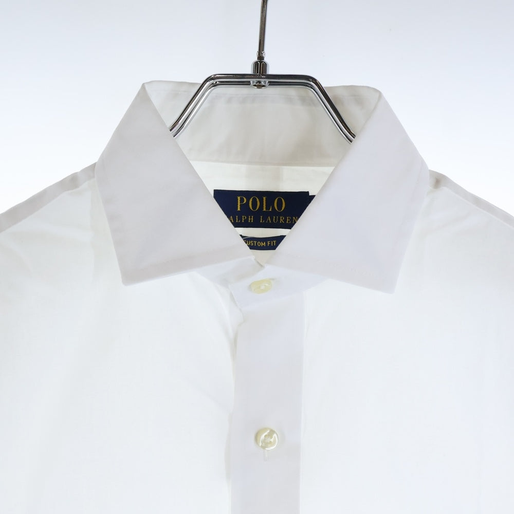 POLO RALPH LAUREN(ポロラルフローレン) カスタムフィット ロゴ刺繍 レギュラーカラー 長袖シャツ ホワイト