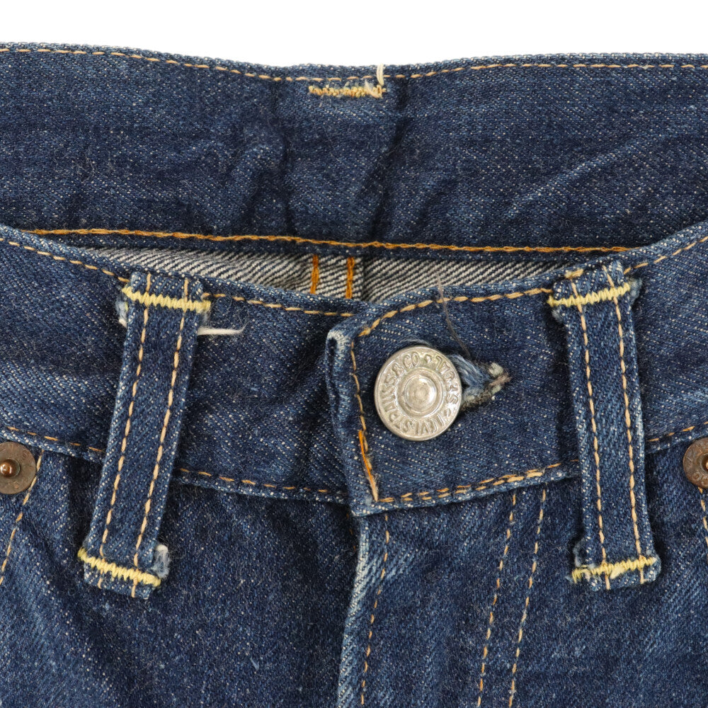 Levi's(リーバイス) 60s VINTAGE 502 BIGE ボタン裏16 SCOVILLジップ ジップフライ デニムパンツ ジーンズ インディゴ ブルー
