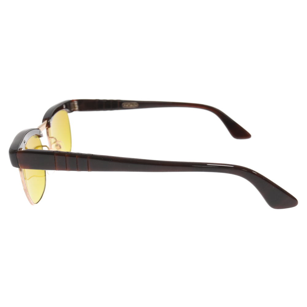 Persol(ペルソール) VINTAGE RATTI meflecto SUNGLASSES ヴィンテージ ブローライン サングラス 眼鏡 アイウェア ブラウン