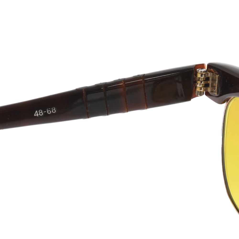 Persol(ペルソール) VINTAGE RATTI meflecto SUNGLASSES ヴィンテージ ブローライン サングラス 眼鏡 アイウェア ブラウン
