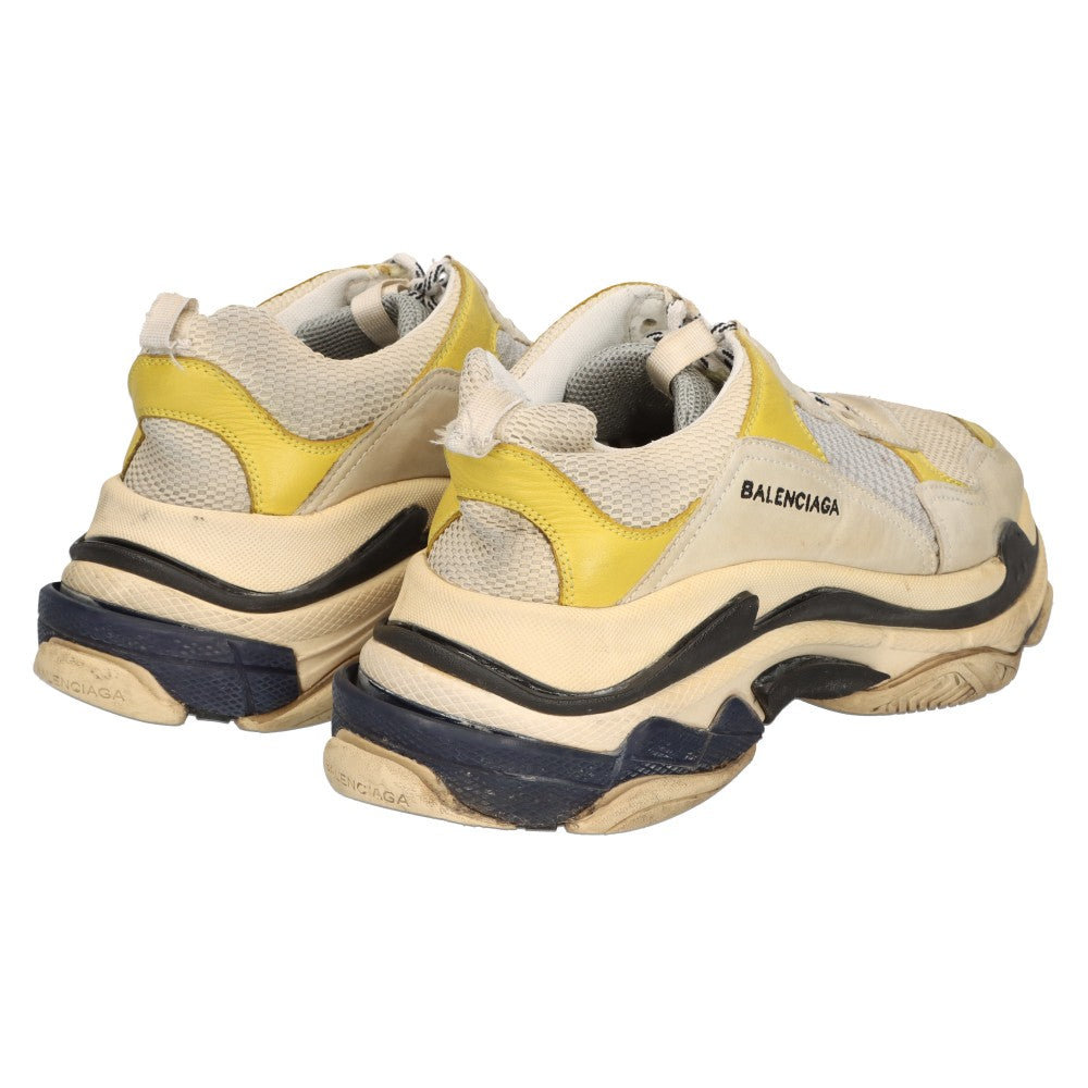 BALENCIAGA(バレンシアガ) 17AW Triple S DSM トリプルエスドーバーストリートマーケット限定 ユーズド加工ローカットスニーカー ホワイト 483513