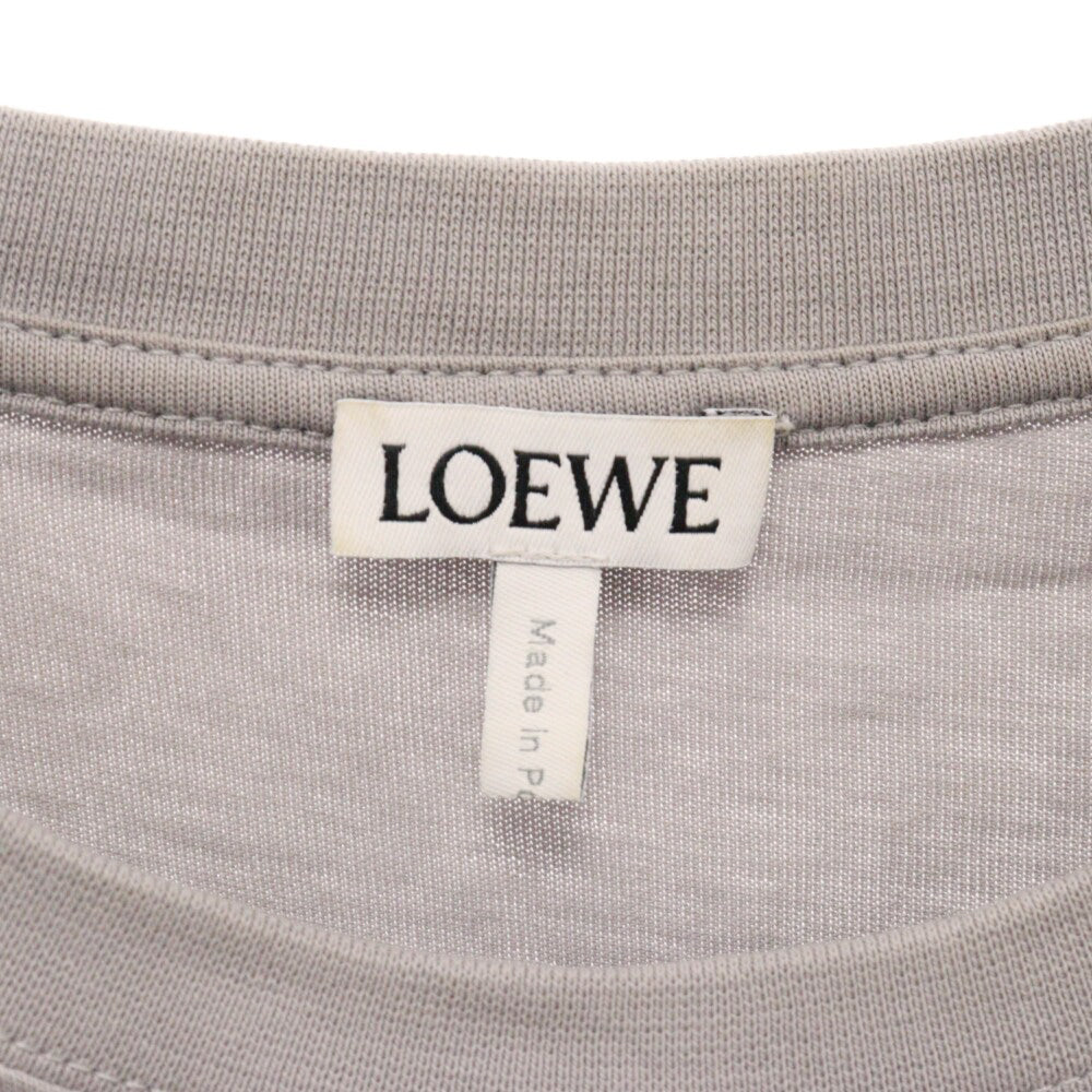 LOEWE(ロエベ) アナグラムロゴ リラックスフィット半袖Tシャツ カットソー グレー H526Y22X99