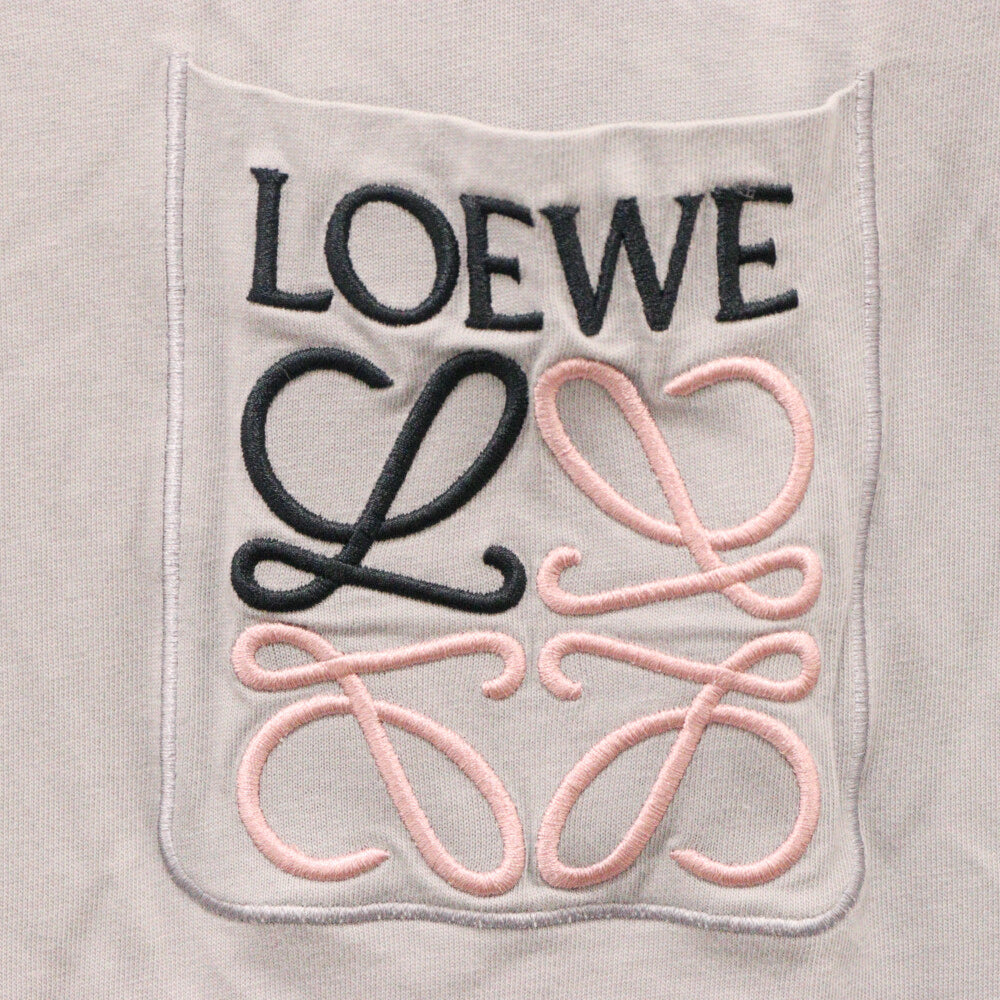 LOEWE(ロエベ) アナグラムロゴ リラックスフィット半袖Tシャツ カットソー グレー H526Y22X99