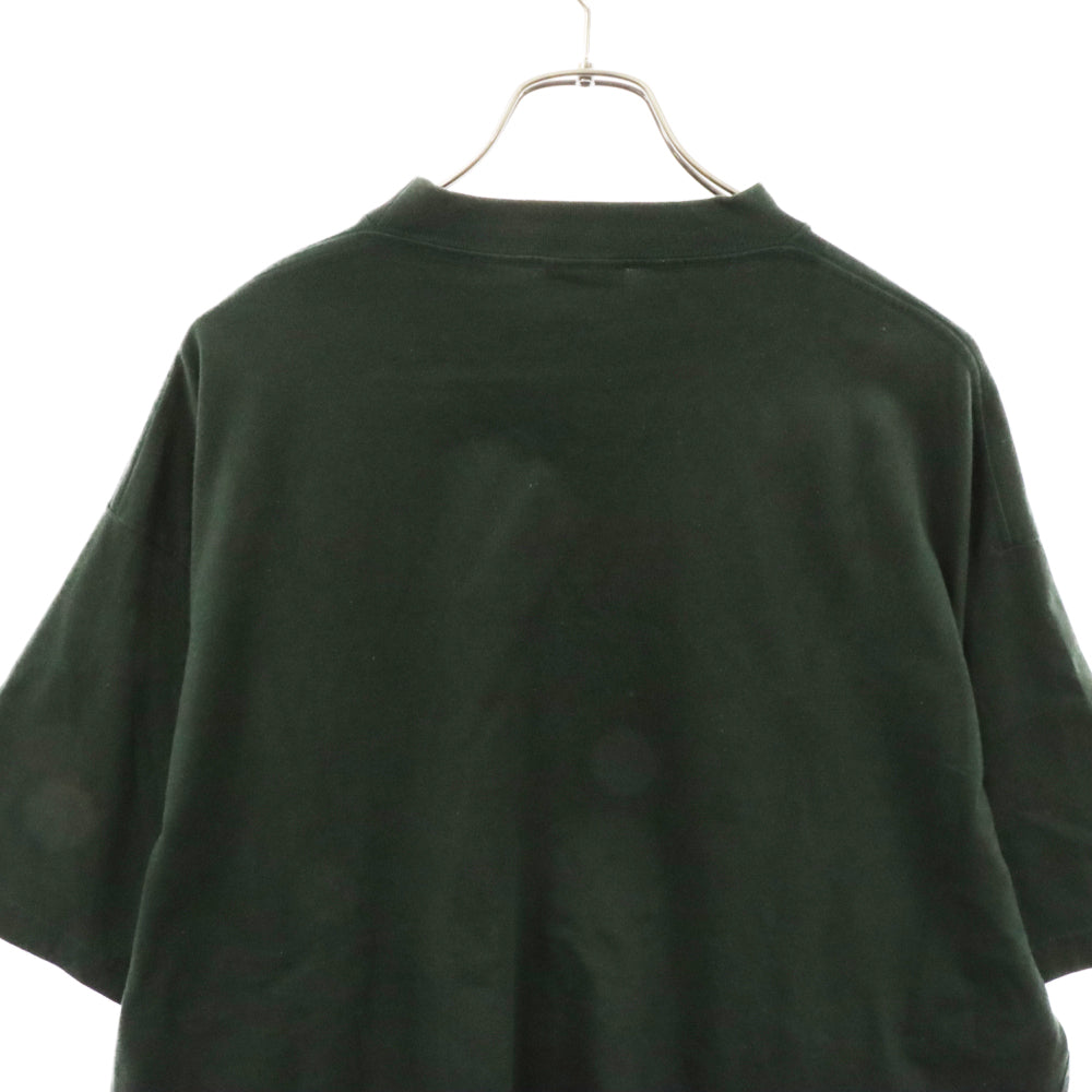 BALENCIAGA(バレンシアガ) 22AW ×adidas T-Shirt アディダス フロントロゴ半袖Tシャツ グリーン 723976 TNVN8