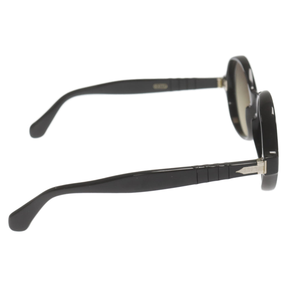 Persol(ペルソール) 1950s-1960s RATTI GOLD STAMPED MEFLECTO PERFECT ROUND ヴィンテージ ラウンドサングラス ブラック