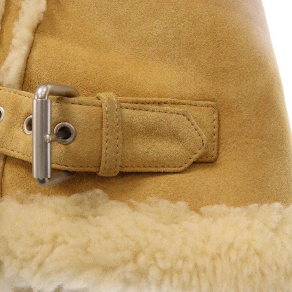 CELINE(セリーヌ) ジップアップムートンジャケット コート キャメル 2D129269F