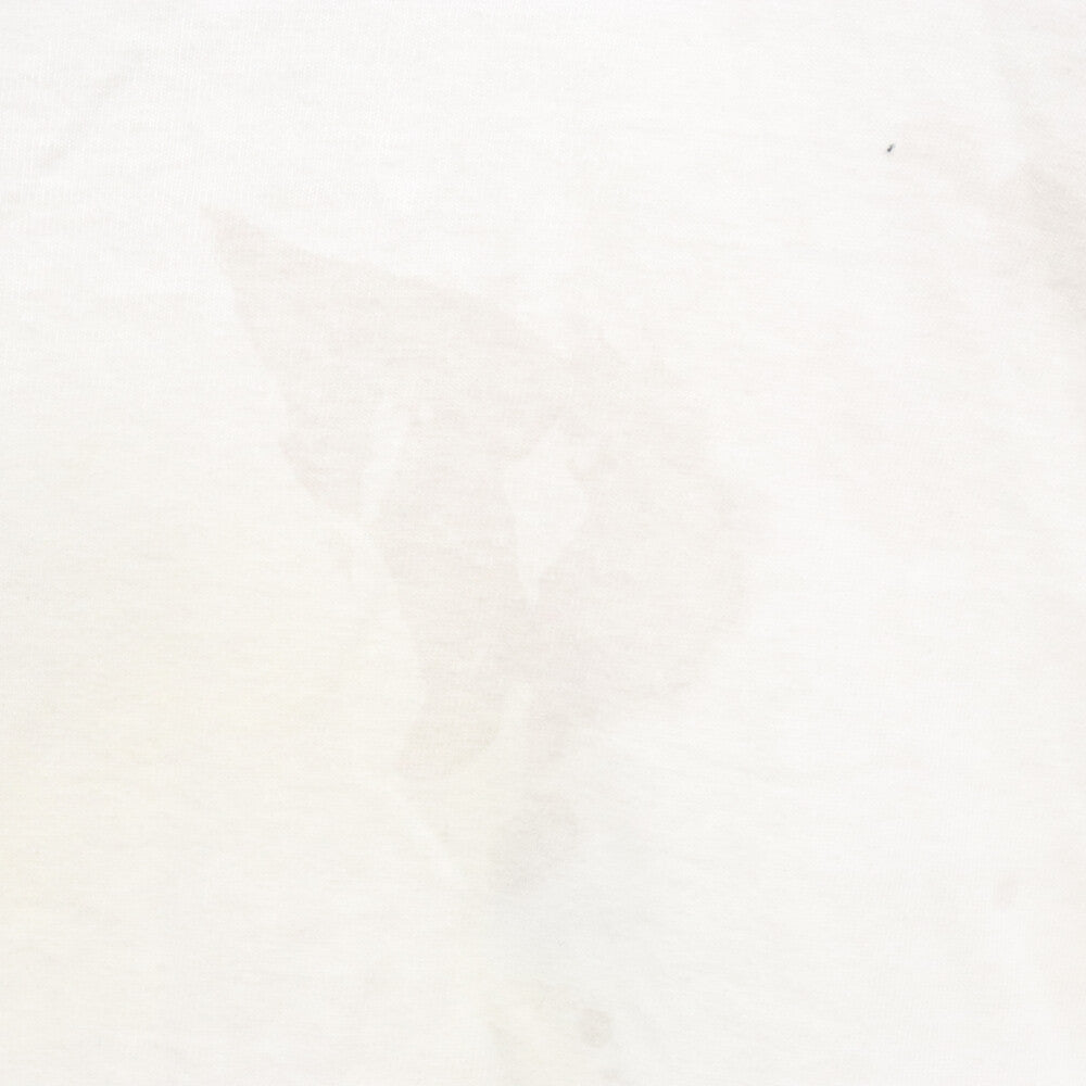 SAINT MICHAEL(セントマイケル) 24SS SAMMY SS TEE フロントプリント半袖Tシャツ カットソー ホワイト SM-YS8-0000-009