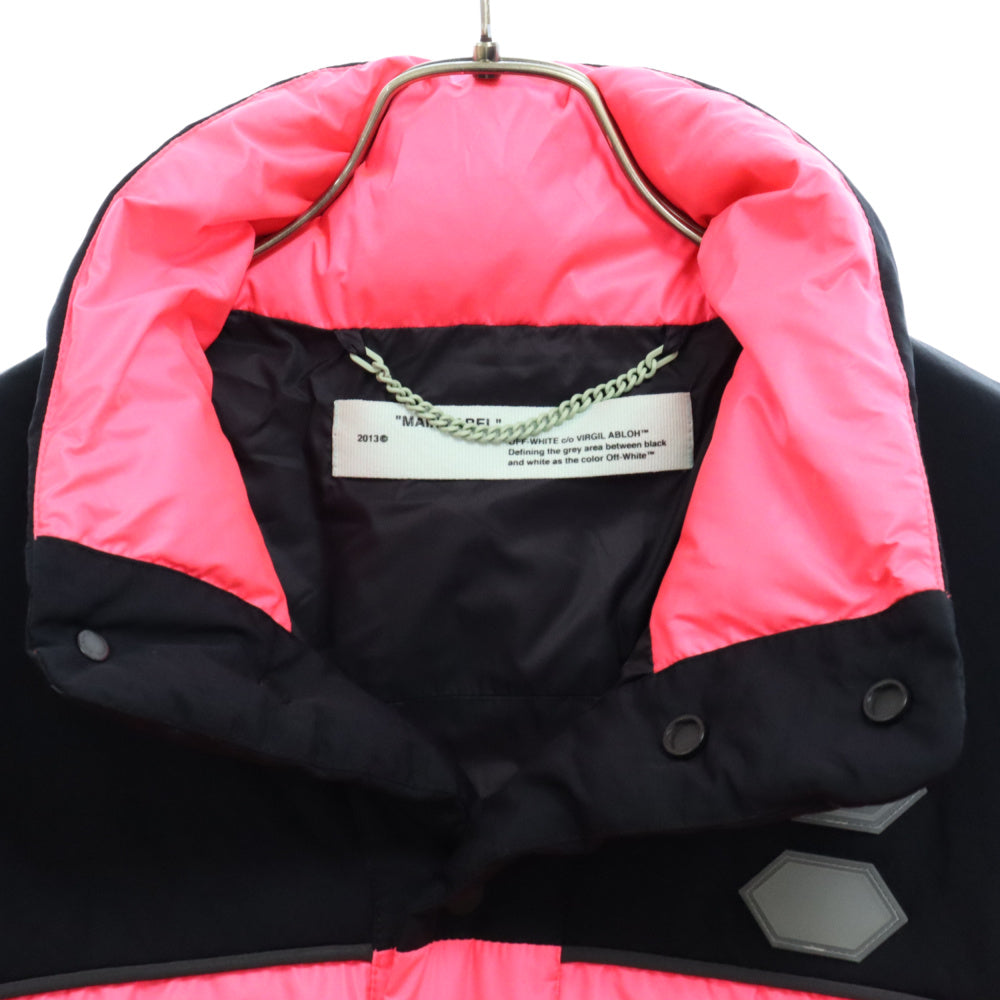 OFF-WHITE(オフホワイト) 19SS Puffer All Over Down Jacket パッファ オールオーバー ナイロンダウンジャケット ピンク OMED013R19C02021