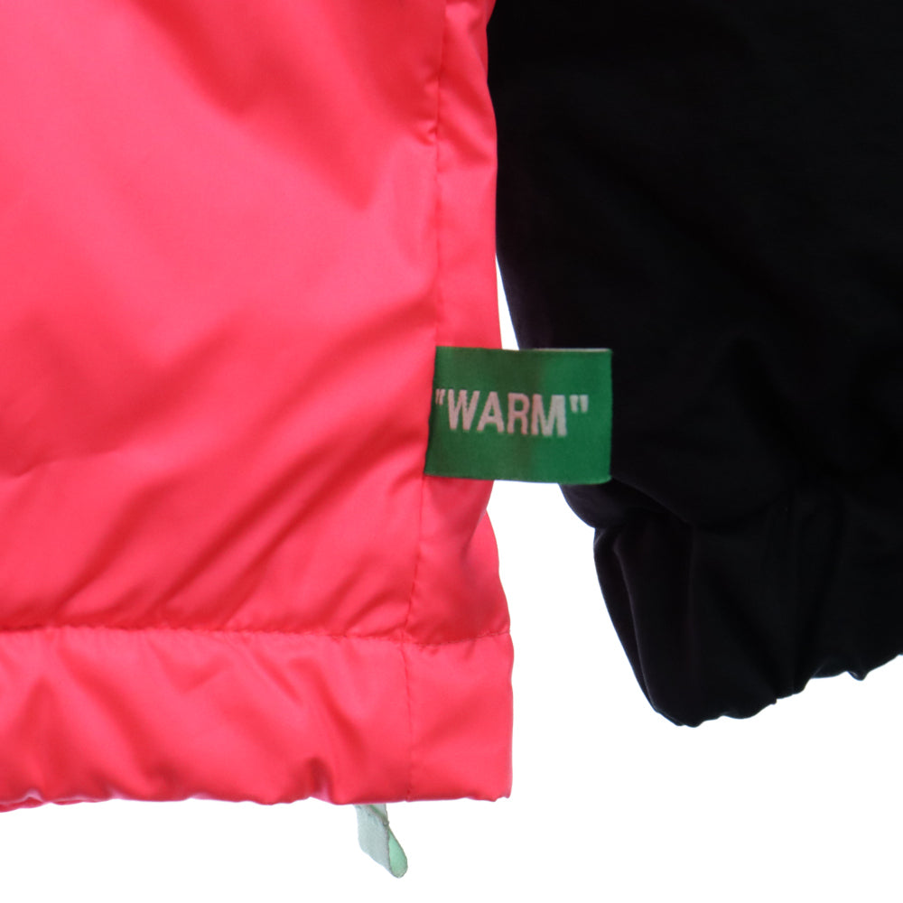 OFF-WHITE(オフホワイト) 19SS Puffer All Over Down Jacket パッファ オールオーバー ナイロンダウンジャケット ピンク OMED013R19C02021