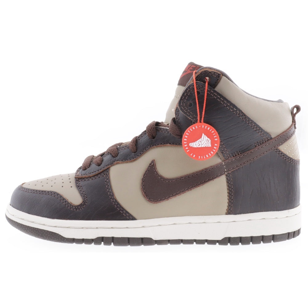 NIKE(ナイキ) DUNK HIGH PREMIUM ダンク ハイカットスニーカー プレミアム ブラウン US8/26cm 306968 221