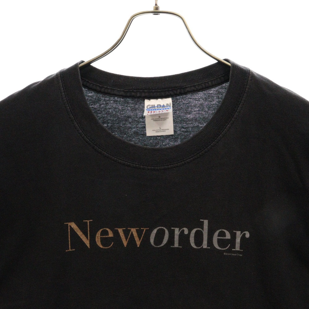 VINTAGE(ヴィンテージ) 00s 2004 New order ニューオーダー プリント半袖Tシャツ カットソー ブラック
