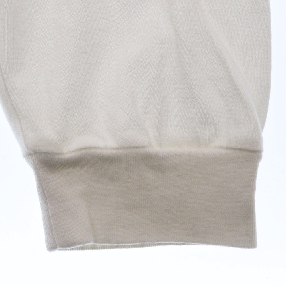 DENHAM(デンハム) 7 POCKET TEE LS ハサミ刺繍 ポケット長袖Tシャツ ロンT ホワイト 01-22-12-52-003