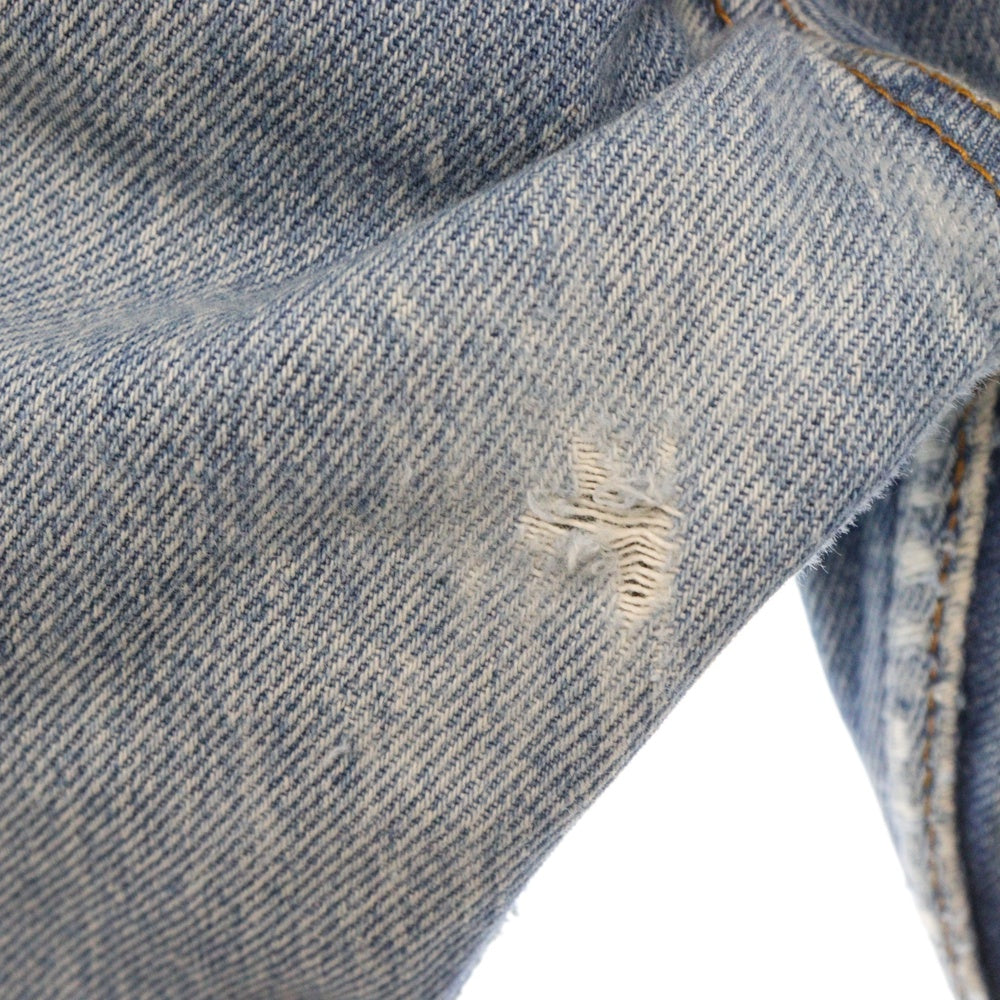 READY MADE(レディメイド) ARTISANALE JEANS 再構築 ボタンフライ ダメージデニムパンツ インディゴ