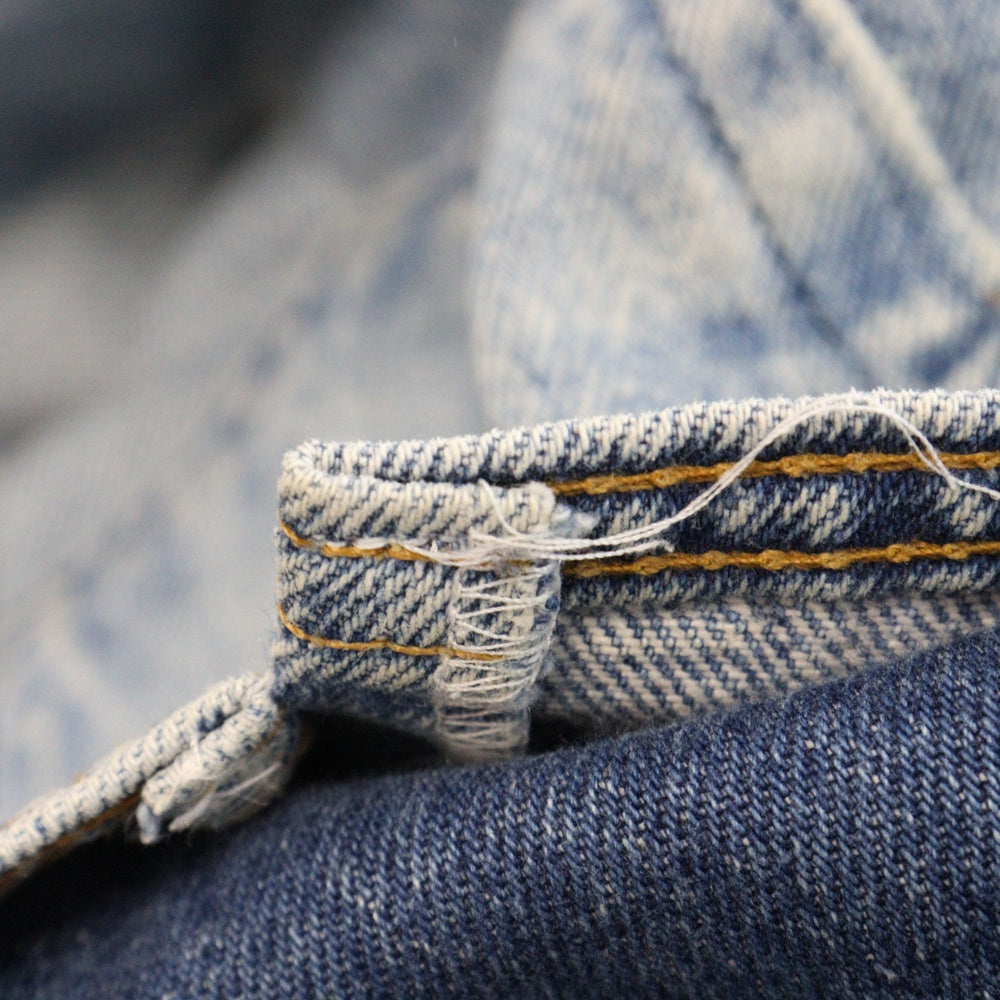 READY MADE(レディメイド) ARTISANALE JEANS 再構築 ボタンフライ ダメージデニムパンツ インディゴ