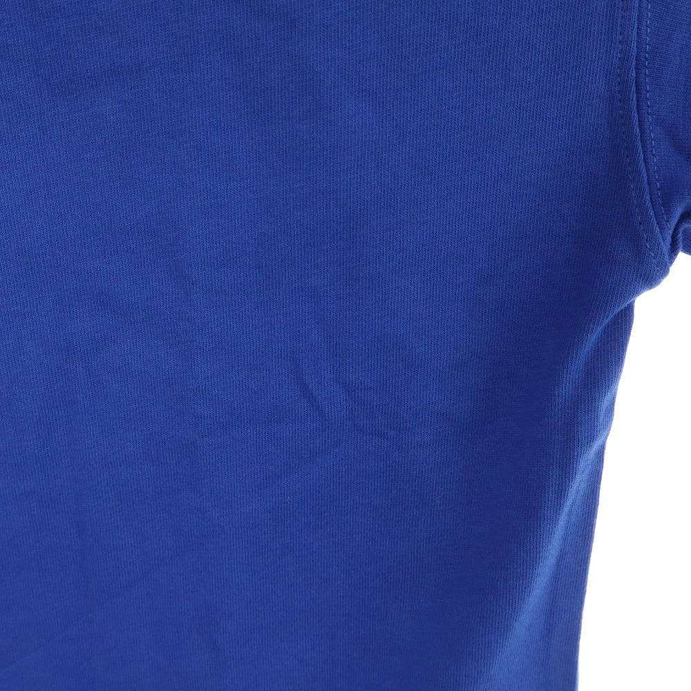 AMI Alexandre Mattiussi(アミアレクサンドルマテュッシ) ロゴ刺繍オーバーサイズ半袖Tシャツ ブルー H21HJ101.726