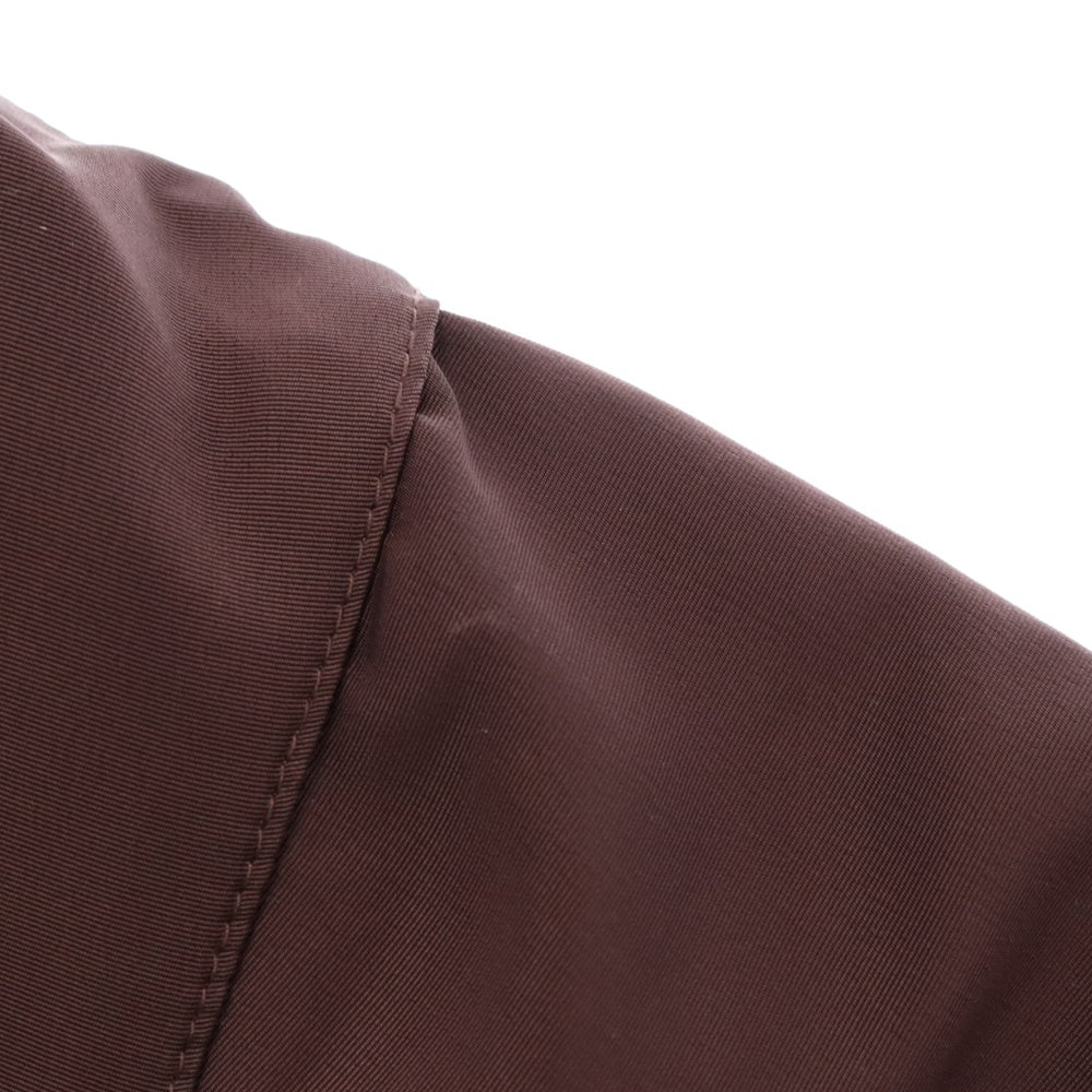 JORDAN BRAND(ジョーダンブランド) ×A Ma Maniere M J AMM SHOOTING SHIRT MAHOGANY アママニエール 刺繍開襟半袖シャツ ブラウン DV7460-263