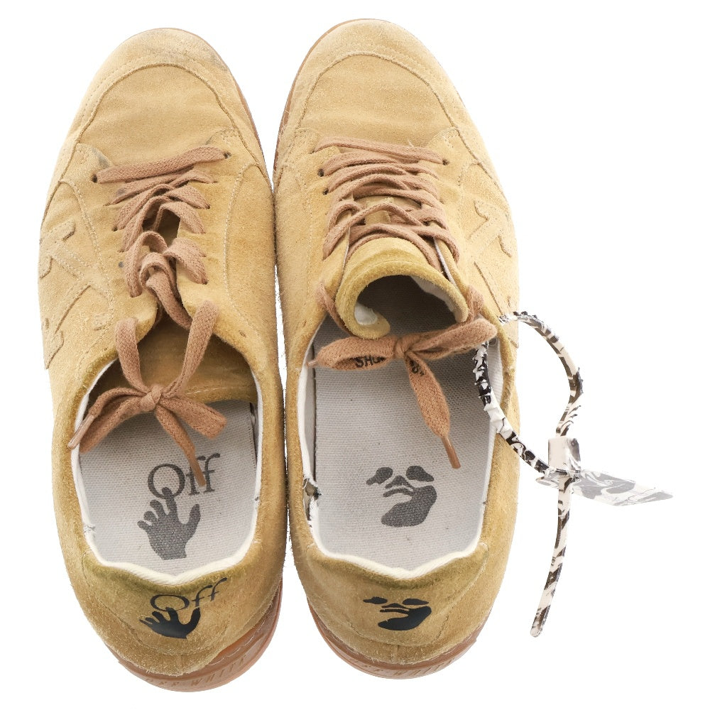OFF-WHITE(オフホワイト) BASIC SNEAKER スウェードローカットスニーカー ベージュ