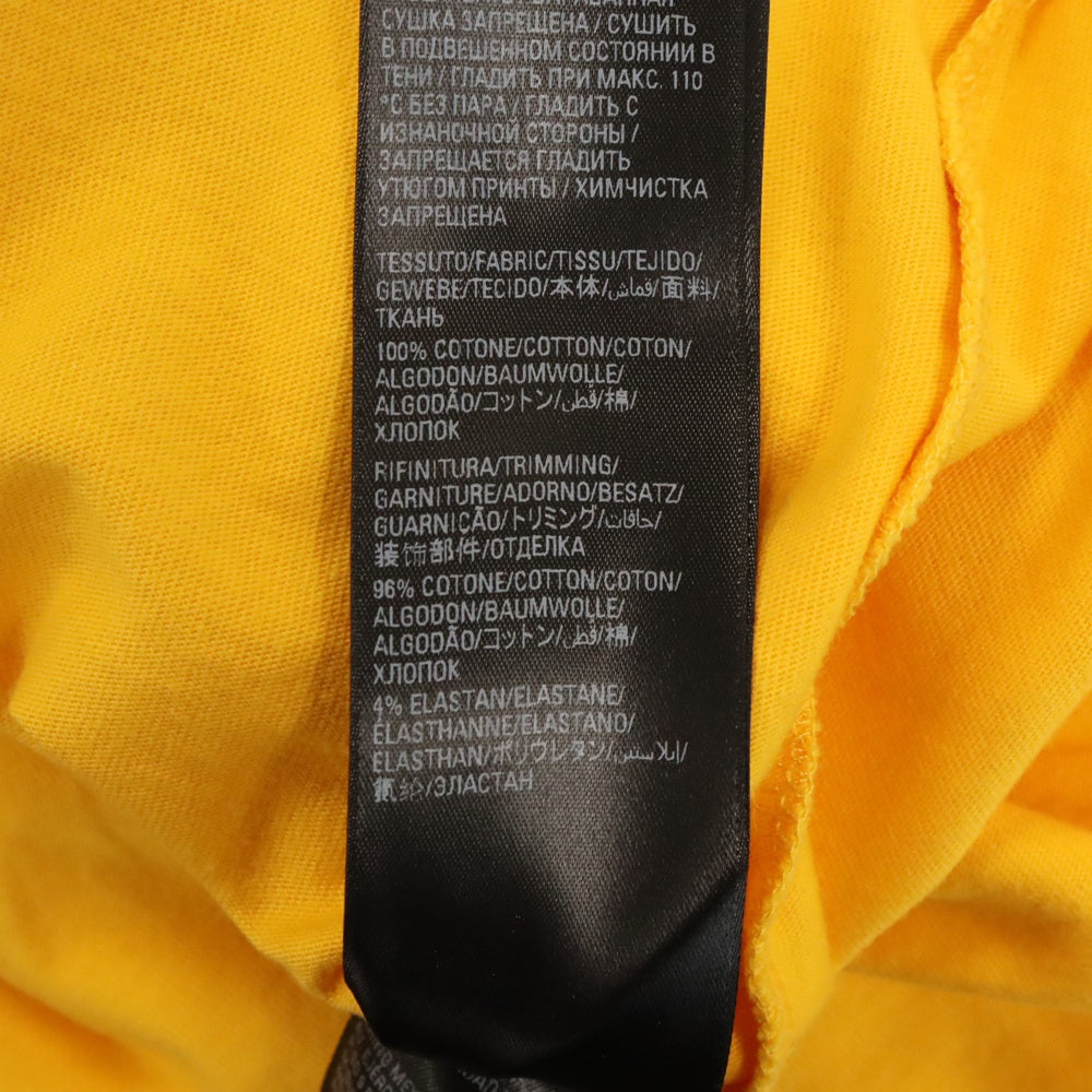 BALENCIAGA(バレンシアガ) 22AW Handwritten Campaign Logo T-Shirt キャンペーンロゴプリント半袖Tシャツ イエロー 641675 TNVE7