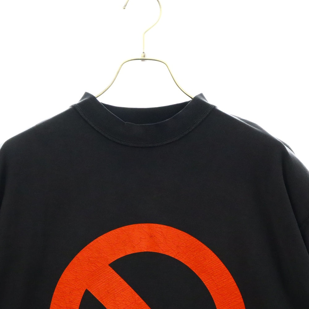 BALENCIAGA(バレンシアガ) 24AW BFRND Series Music Inside-Out T-Shirt インサイドアウト ミュージックプリント半袖Tシャツ ブラック 787358 TQVG8
