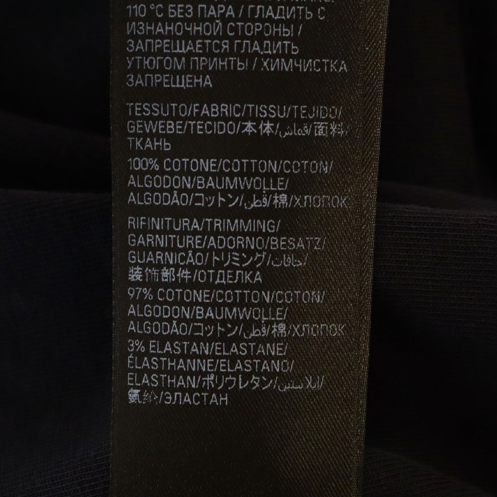 BALENCIAGA(バレンシアガ) 24AW BFRND Series Music Inside-Out T-Shirt インサイドアウト ミュージックプリント半袖Tシャツ ブラック 787358 TQVG8