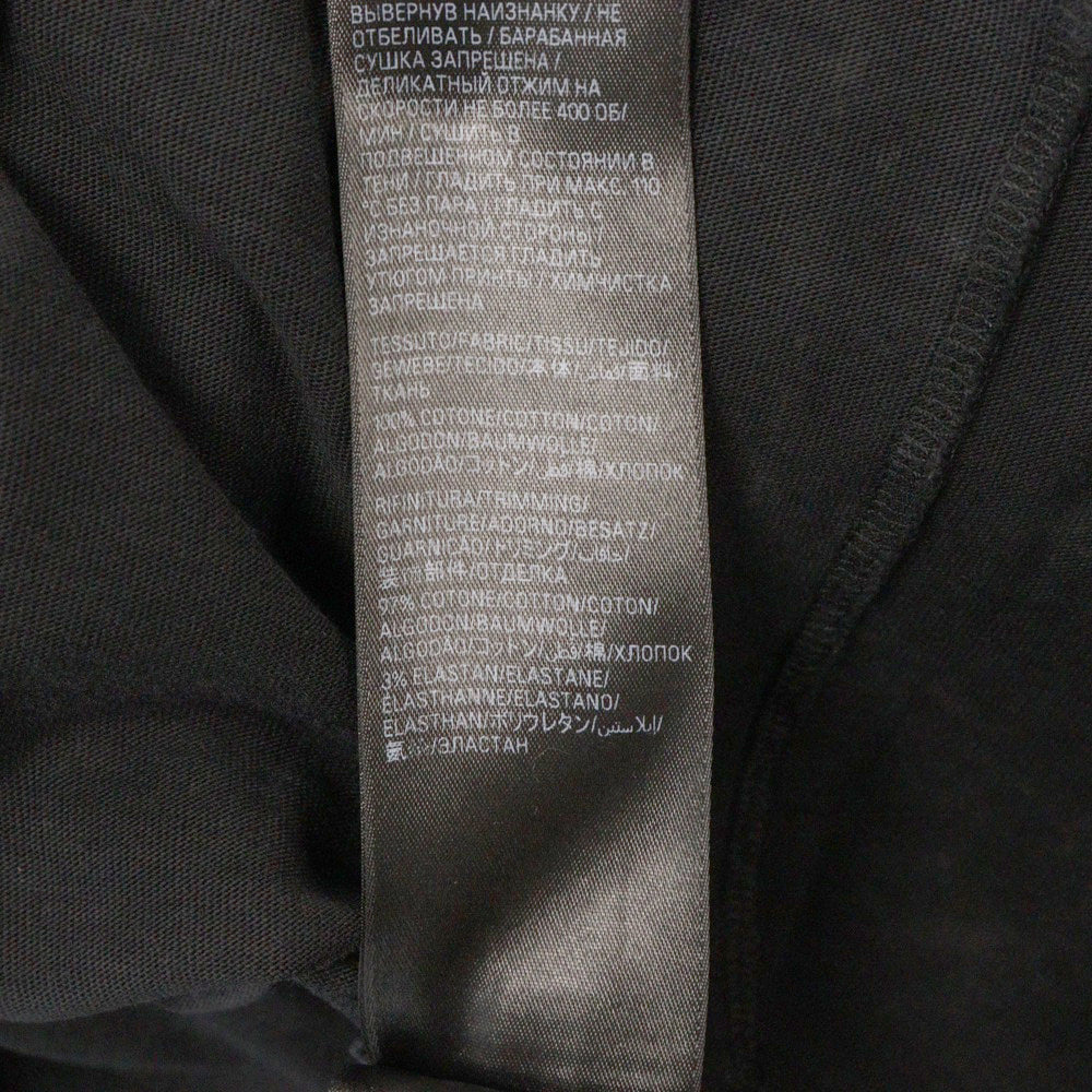BALENCIAGA(バレンシアガ) 23SS Heavy Metal Long Sleeve T-shirt ヘビーメタルロゴ ダメージ加工長袖Tシャツ ロンT ブラック 739783 TOVE1