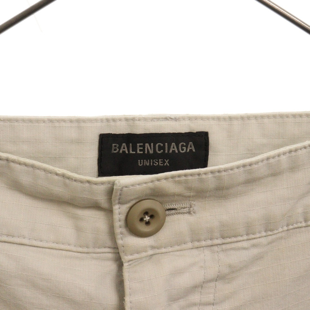BALENCIAGA(バレンシアガ) 23AW Large Cargo Pants クラッシュマルチカーゴロングパンツ グレー 746493 TKP27