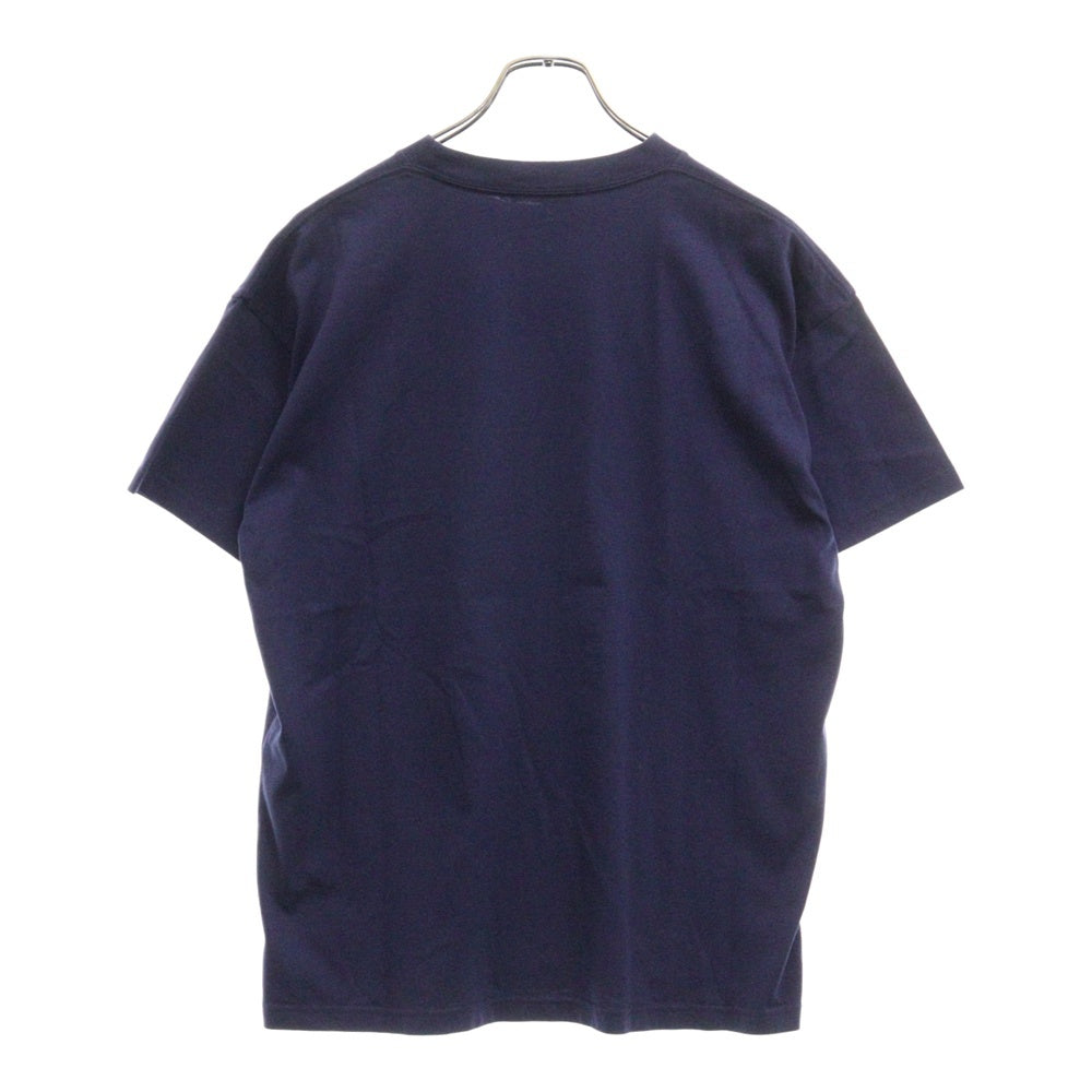BALENCIAGA(バレンシアガ) FREE T-Shirt フリー ロゴ刺繍半袖Tシャツ ネイビー 612965 TKVD3
