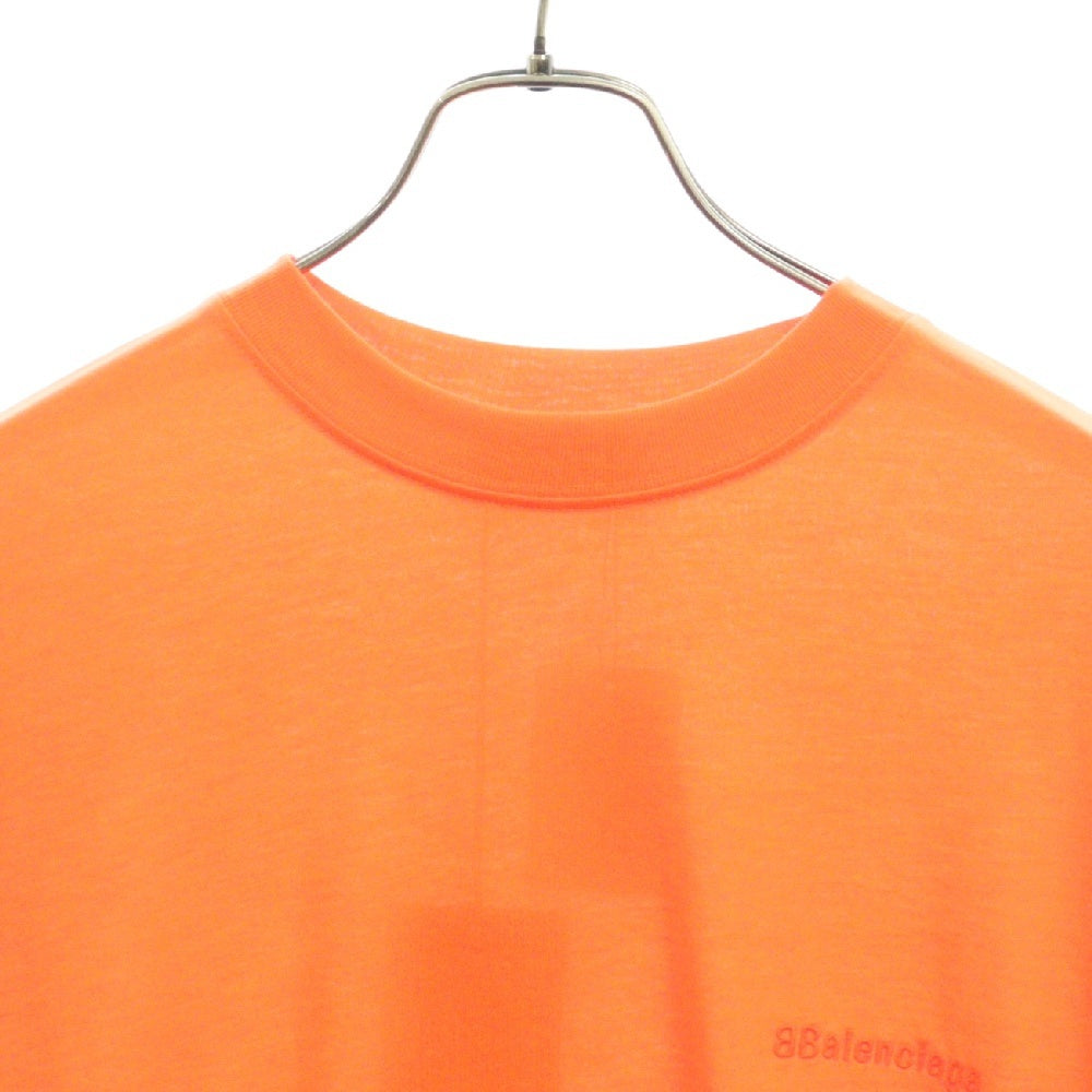 BALENCIAGA(バレンシアガ) Logo T-Shirt ロゴ刺繍半袖Tシャツ オレンジ 612966 TKVHI
